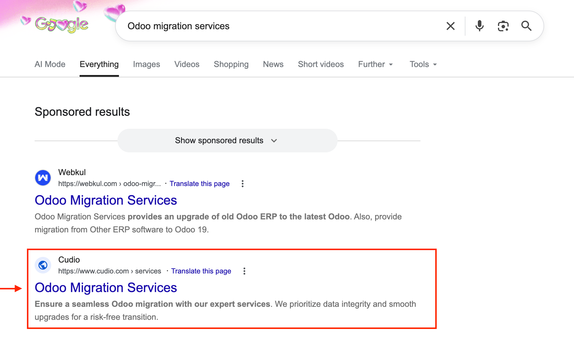 Cudio Odoo Migration Services